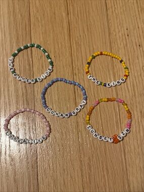 Conan Gray Inspired Sunset Season & Singles Friendship Bracelets Handmade Beaded